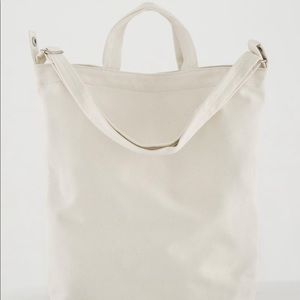 Baggu lilac tote bag with patch